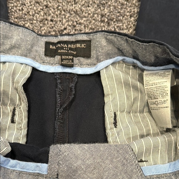 Banana Republic Aiden Slim Fit Chino Pants Men’s 32x30 Navy Blue EUC - Picture 9 of 9